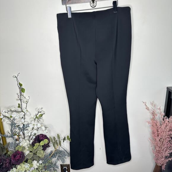 GOOD AMERICAN Scuba Flare Pants Black Sz 5 / 2X {3X34} - Picture 5 of 7